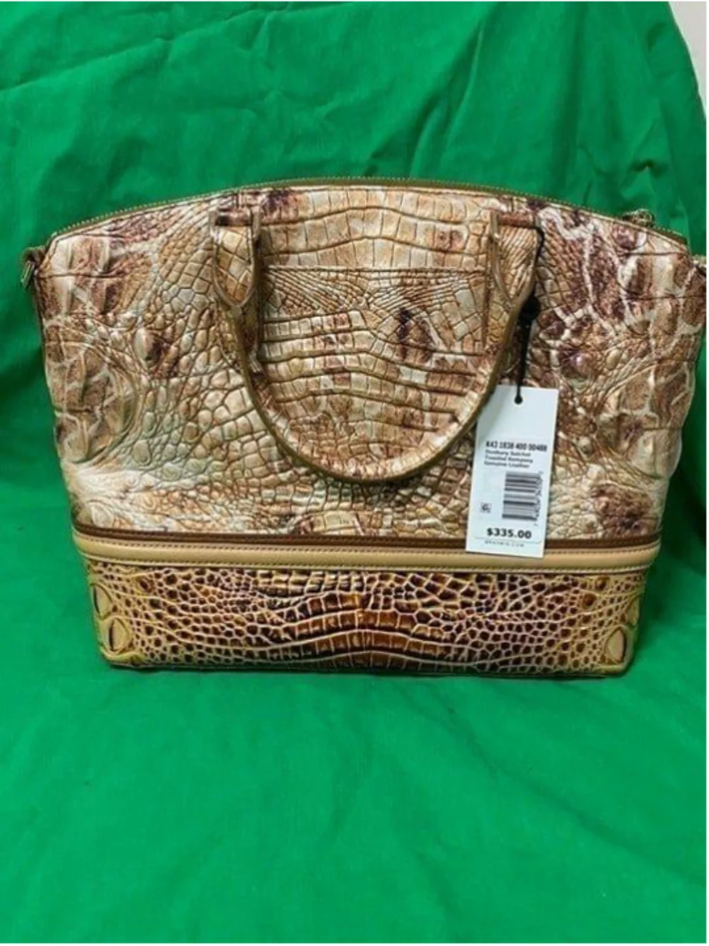 Brahmin Duxbury Satchel Toasted Kempsey NWT